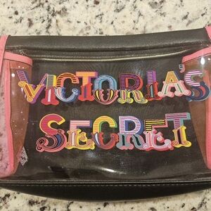 Victoria's Secret Black and Pink Women's Bag